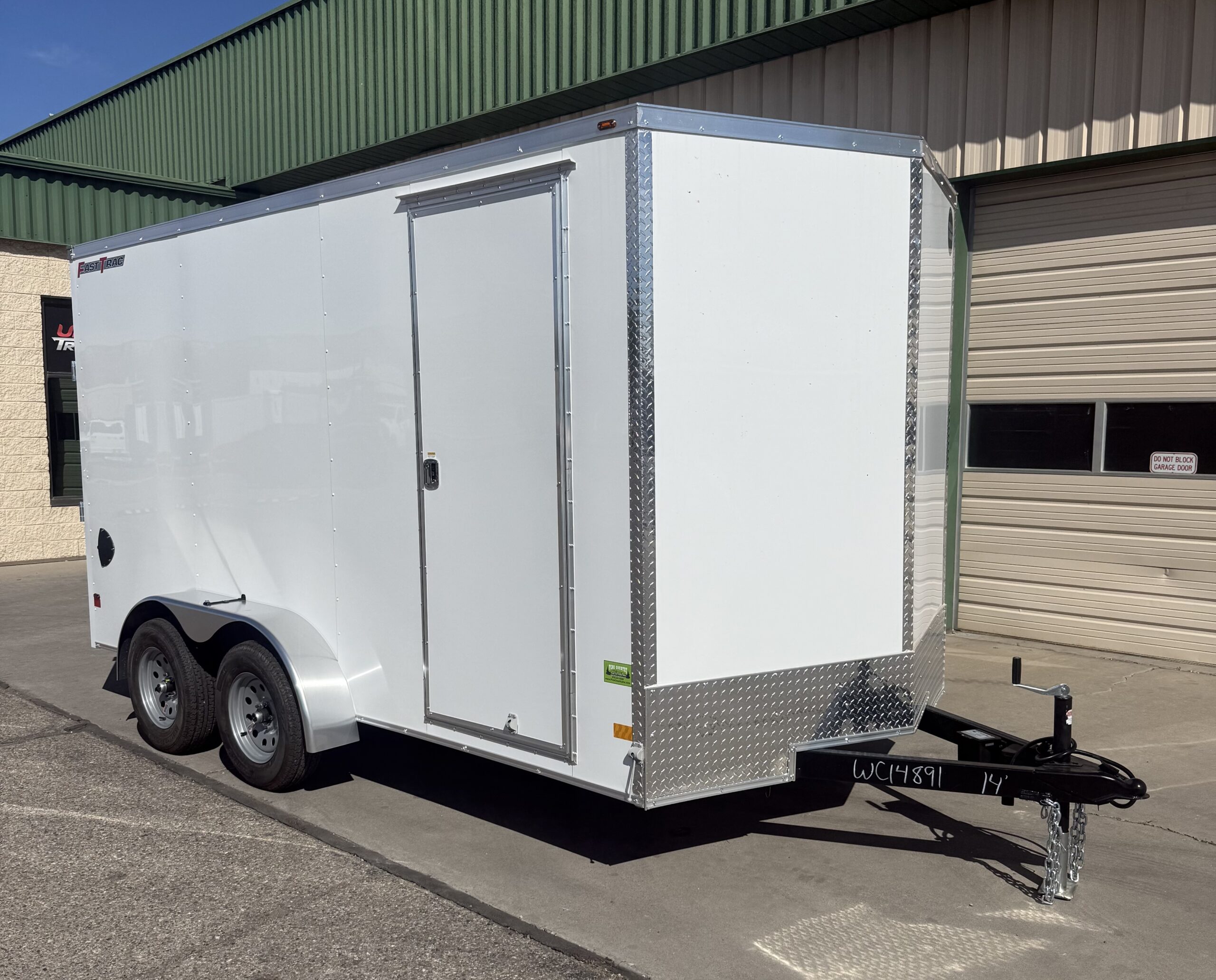 2026 Wells Cargo 7'x14' Tandem Axle Enclosed Ramp Door Trailer