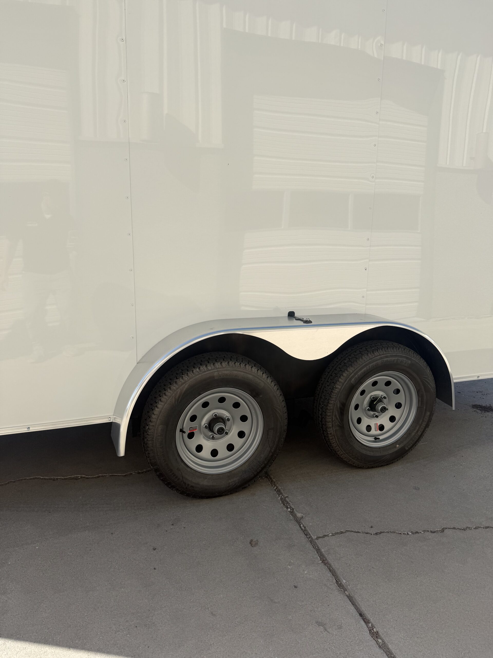 2026 Wells Cargo 7'x14' Tandem Axle Enclosed Ramp Door Trailer - Image 6