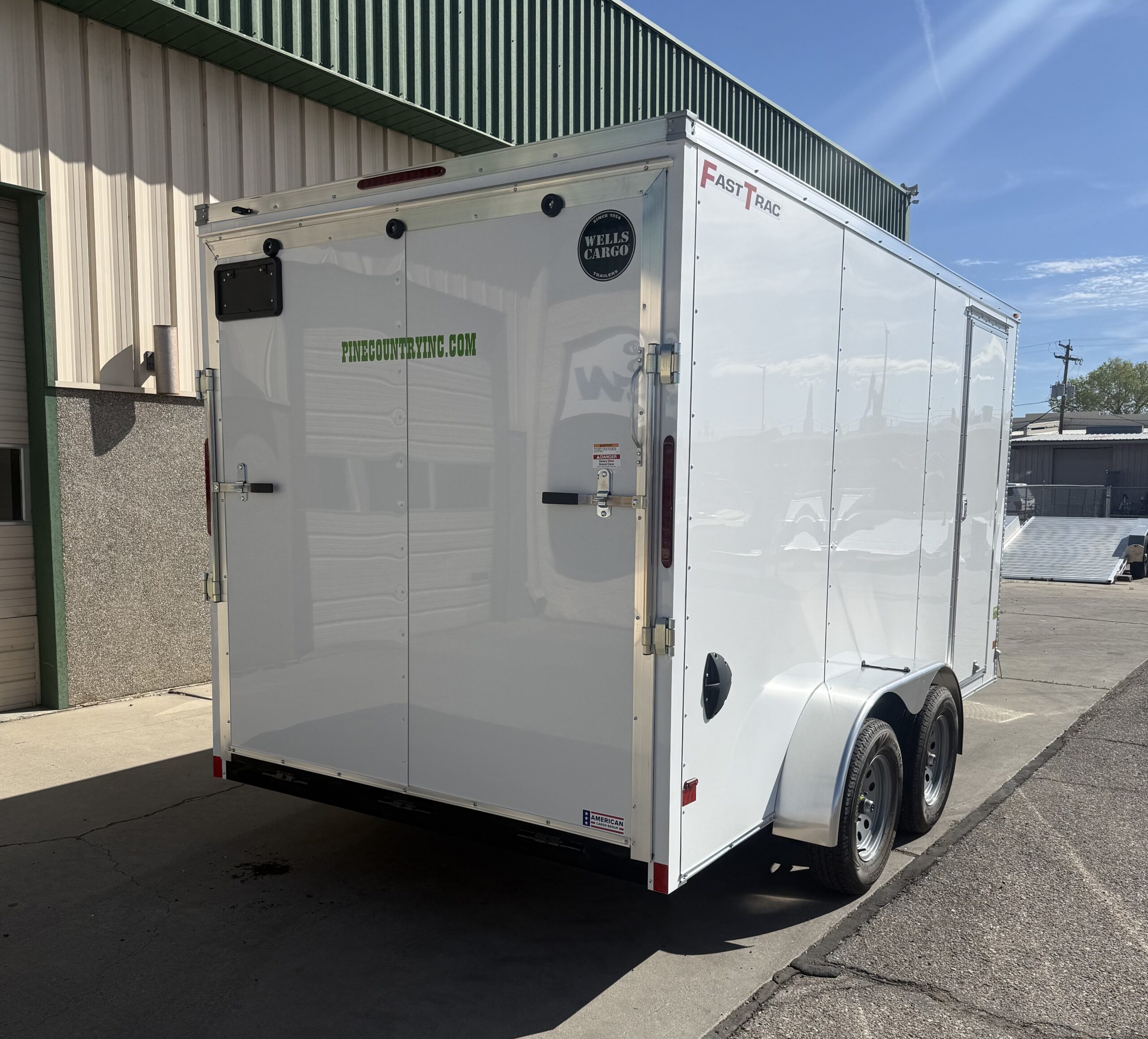 2026 Wells Cargo 7'x14' Tandem Axle Enclosed Ramp Door Trailer - Image 8