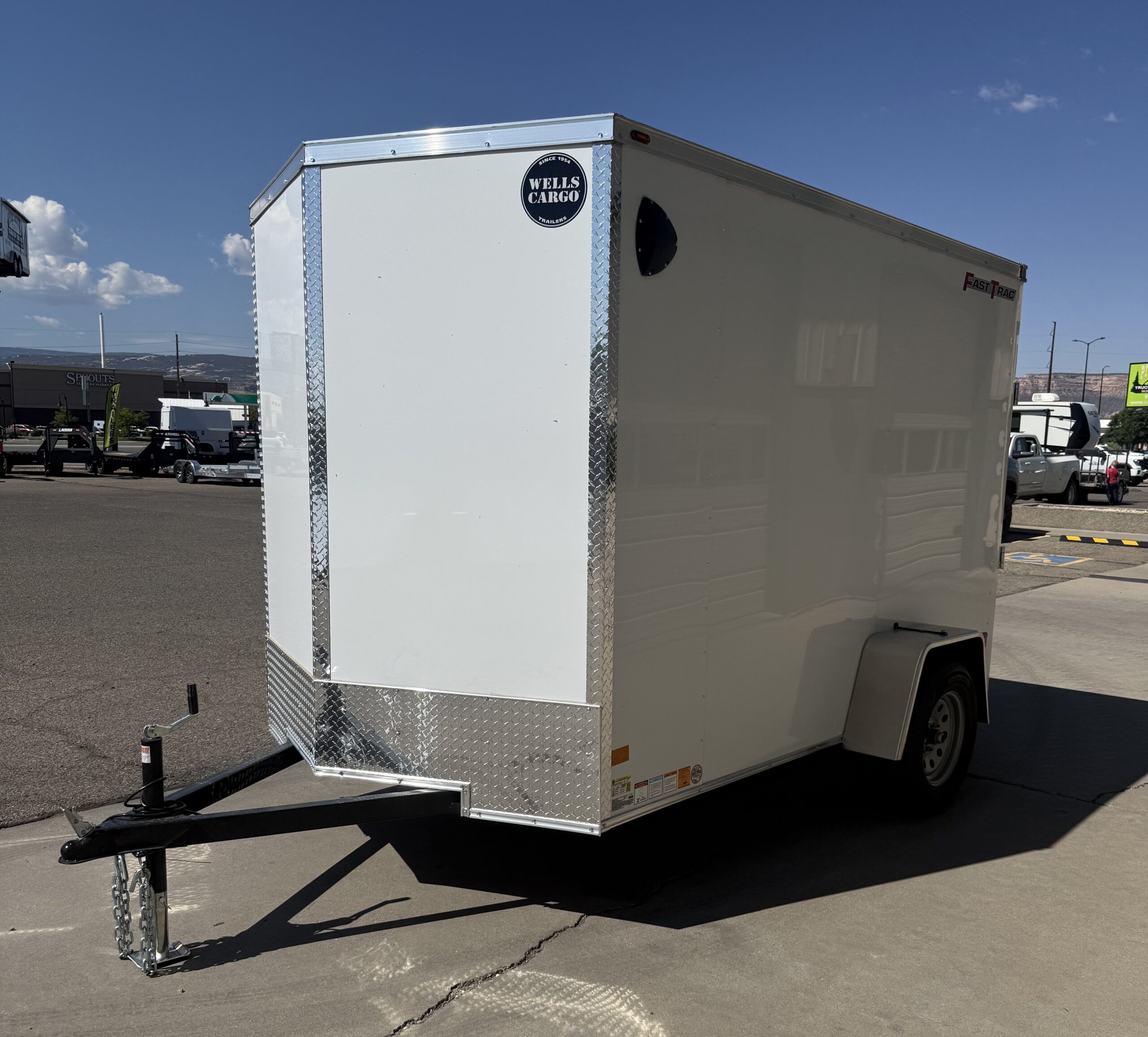 2027 Wells Cargo 6'x10' Ramp Door Enclosed Trailer - Image 2