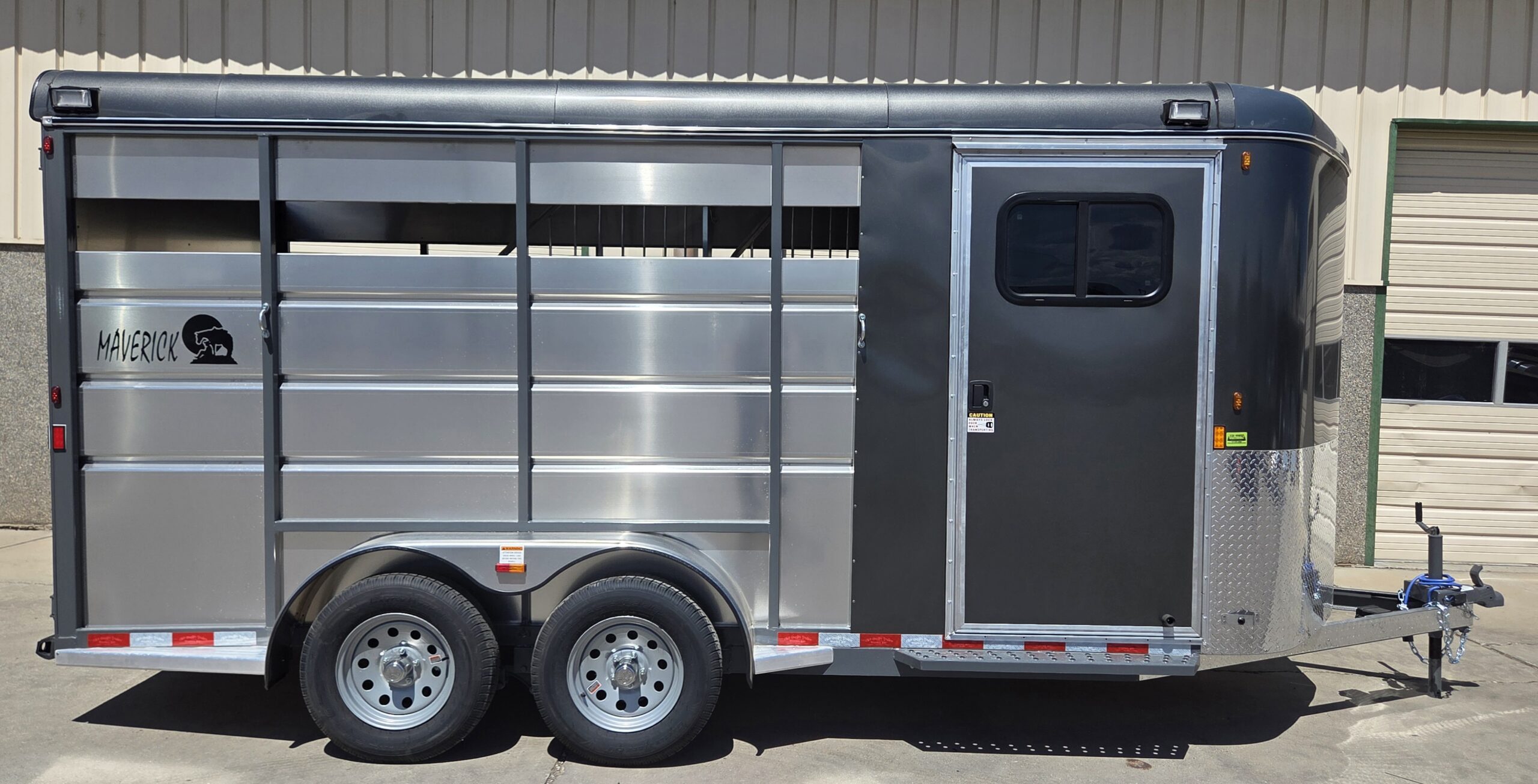2027 Maverick 3 Horse Slant Bumper Pull Trailer - Image 2