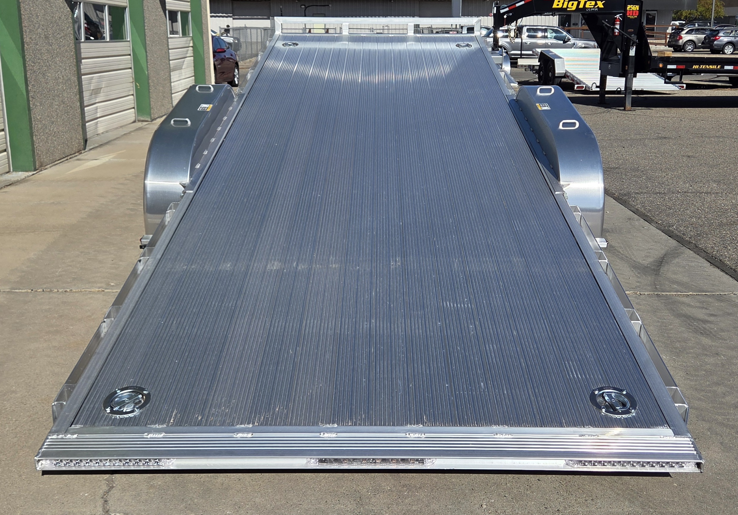 2027 H&H 82"x20' Aluminum Power Tilt Car Hauler Equipment Trailer 14,000 GVWR - Image 7