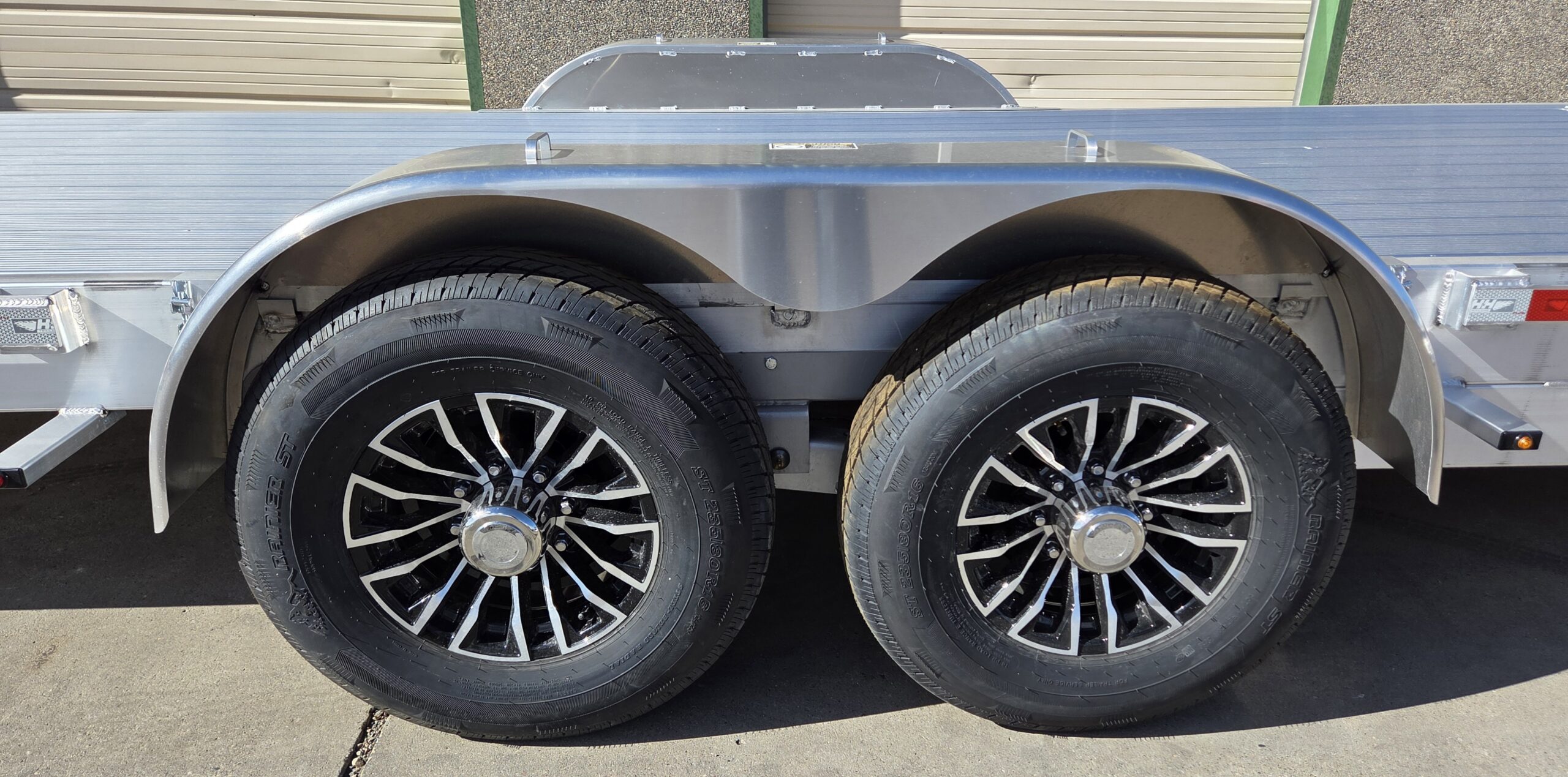 2027 H&H 82"x20' Aluminum Power Tilt Car Hauler Equipment Trailer 14,000 GVWR - Image 16