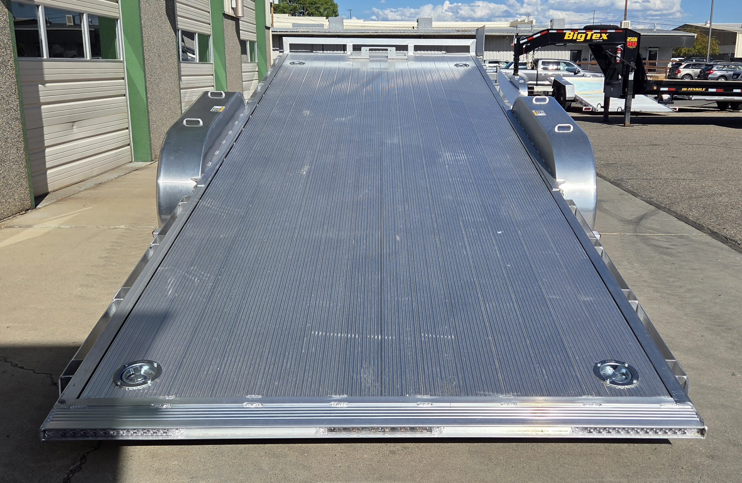2027 H&H 82"x20' Aluminum Power Tilt Car Hauler Equipment Trailer 14,000 GVWR - Image 9
