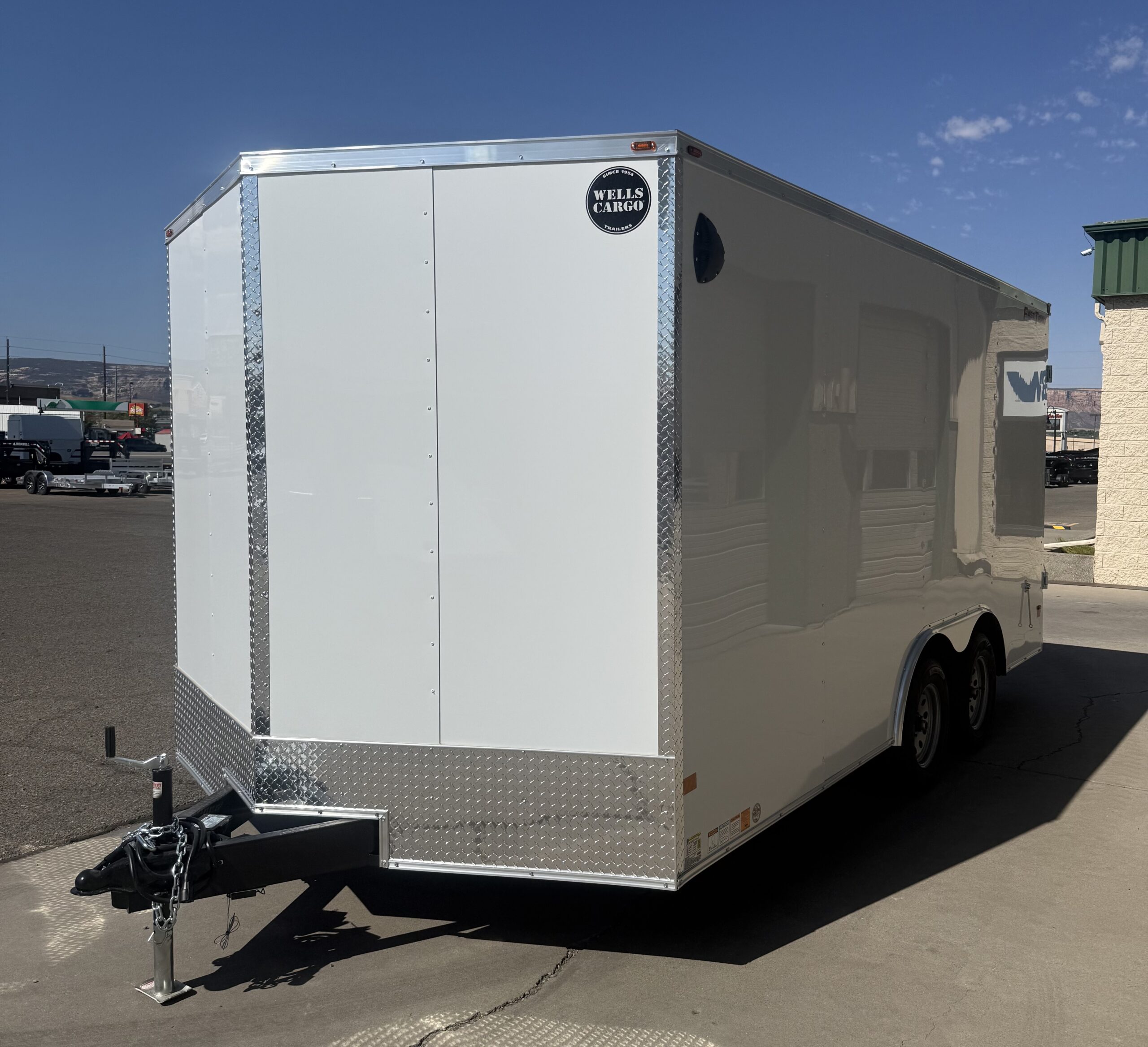 2027 Wells Cargo 8.5'x16' 7K Rated Double Door Enclosed Trailer - Image 3