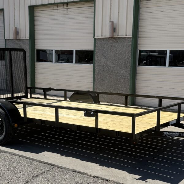 83"X14' UTILITY SINGLE AXLE 2990# RAMP BLACK